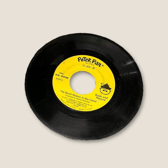 2 G.I. Joe Book & Record Sets – Mummy’s Tomb + Spy Island – 1970s - Picture 4 of 5